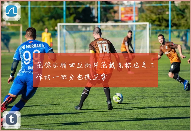 范德法特回应批评范戴克称这是工作的一部分也很正常